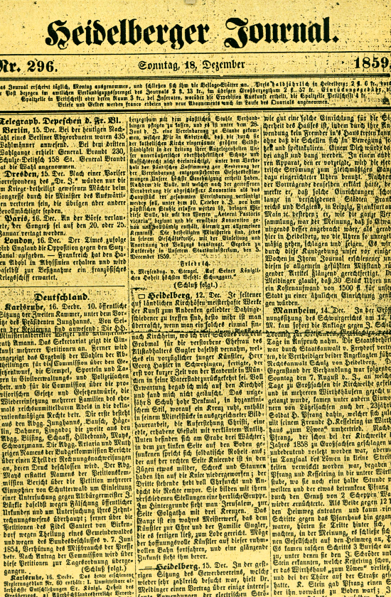 1859 - Heidelberger Jornal